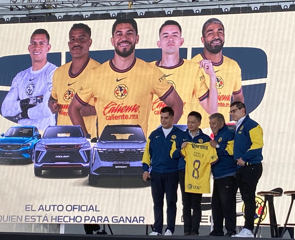 Geely es patrocinador del América