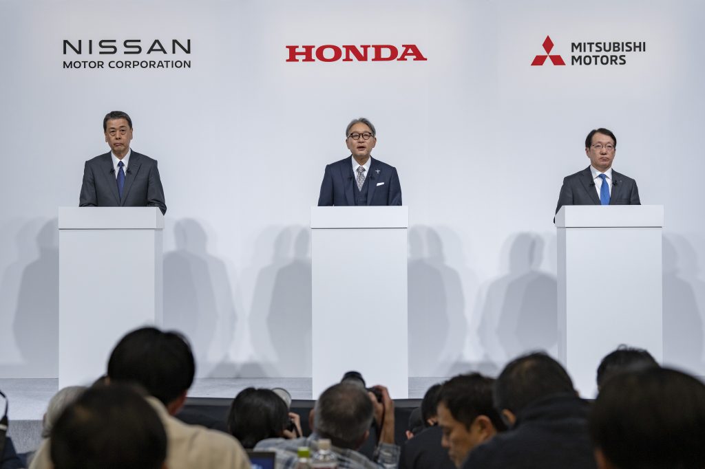 Nissan, honda y Mitsubishi