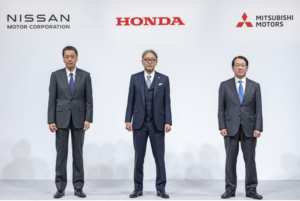 Nissan, honda y Mitsubishi