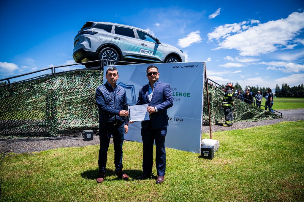 prueba impacto batería Tiggo 7 PHEV