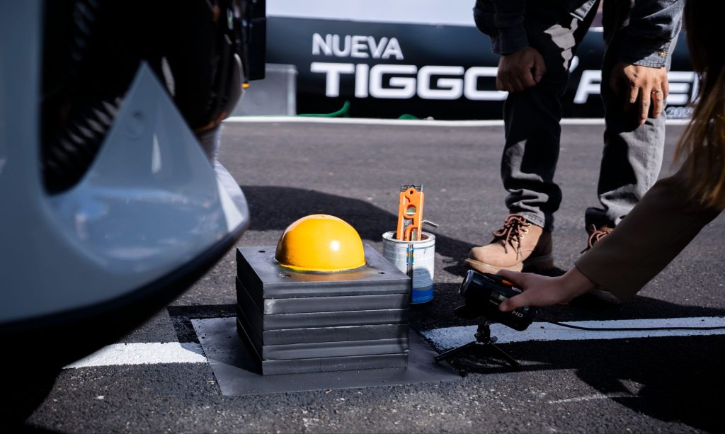 prueba impacto batería Tiggo 7 PHEV