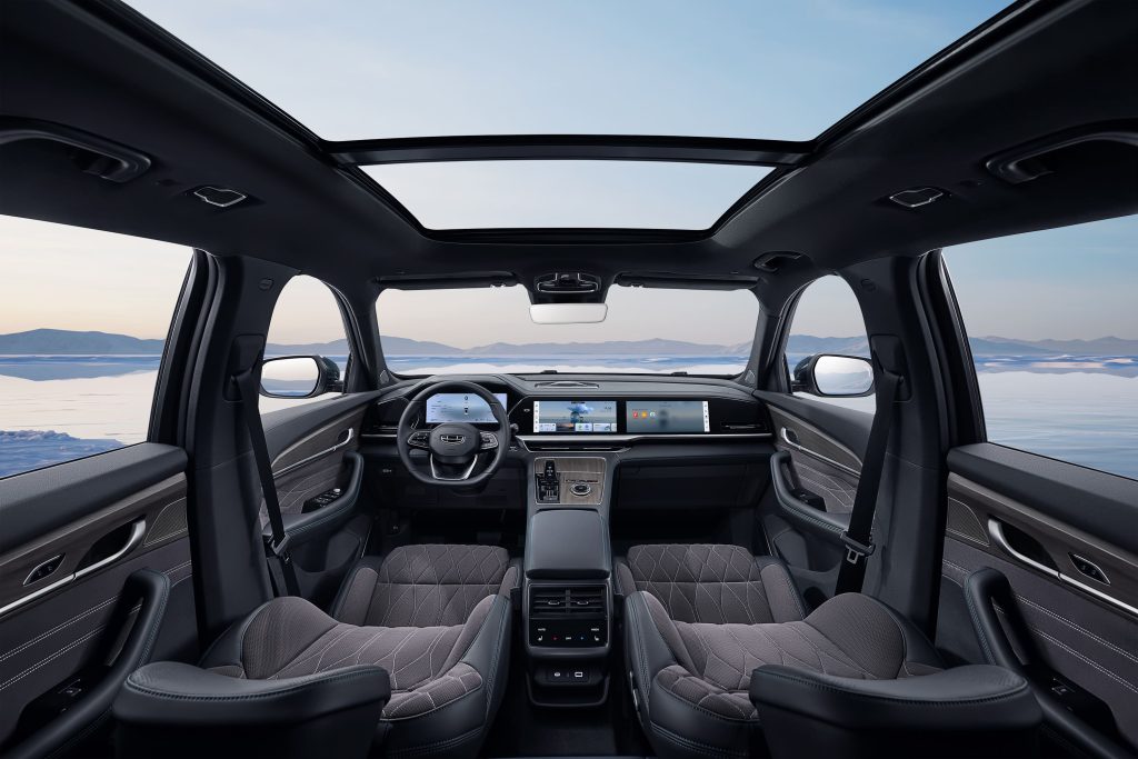 Interiores Geely Monjaro