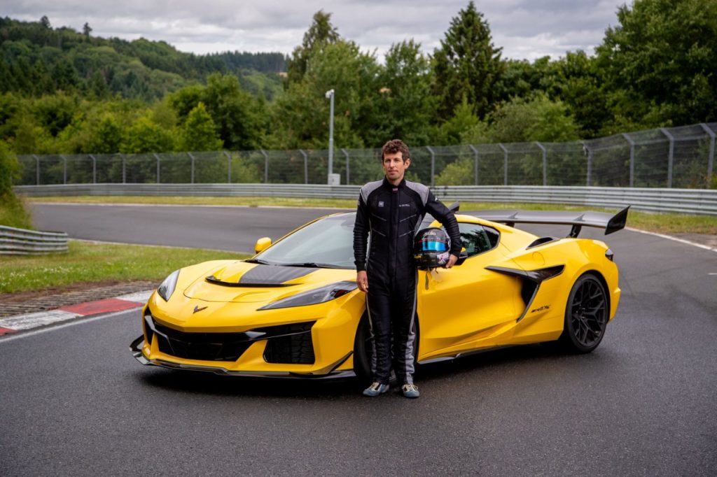 Drew Cattell, vehicle dynamics engineer and driver of the Corvette ZR1X
