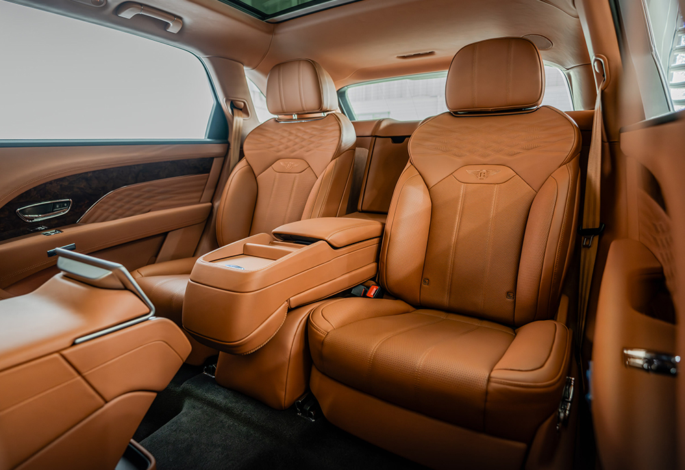 Interiores personalizados de Bentley Bentayga.
