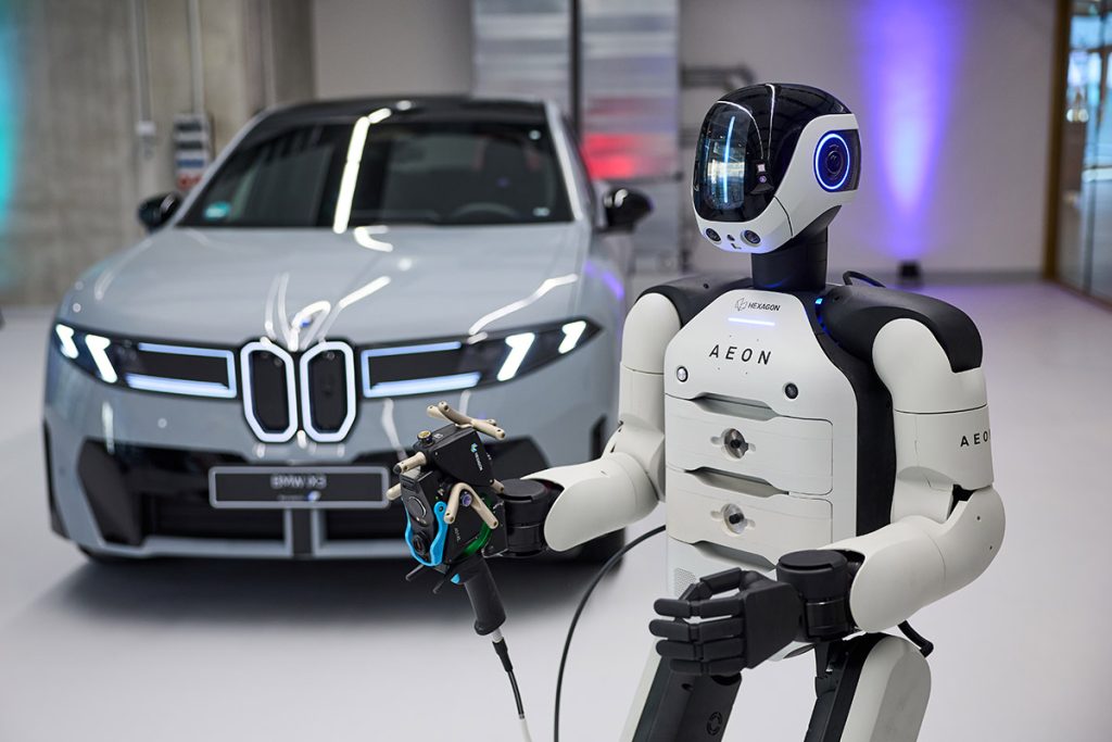 Androide AEON en planta BMW